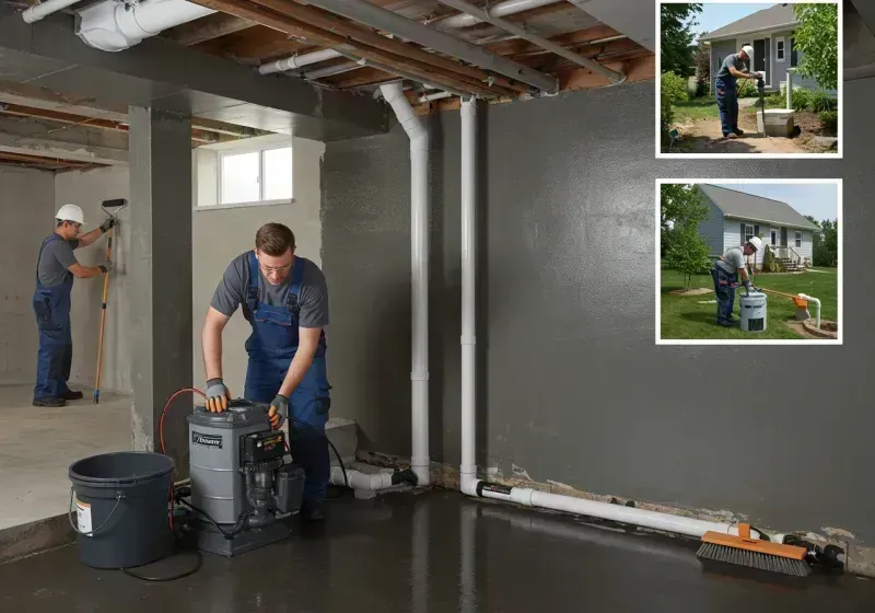 Basement Waterproofing and Flood Prevention process in Davie County, NC